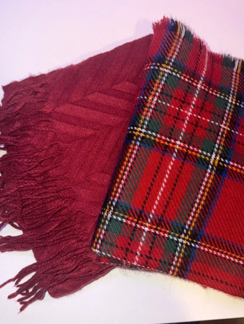 Set of 2 - cozy fall scarf duo